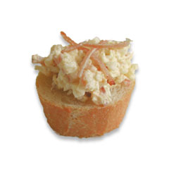 Egg and Bacon Crostini