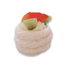 Kiwi & Strawberry Meringue Nests