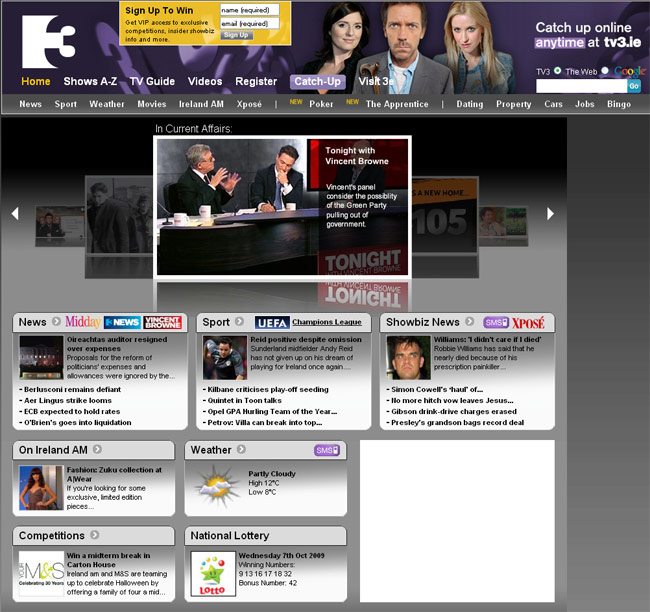 tv3-autumn-schedule TV3 Autumn Schedule Party